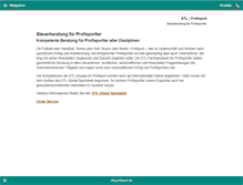 Tablet Screenshot of etl-profisport.de